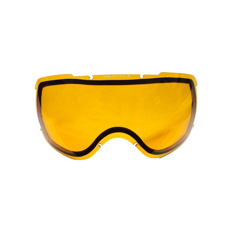 UVEX DOWNHILL 2000 ECRAN DOUBLE JAUNE