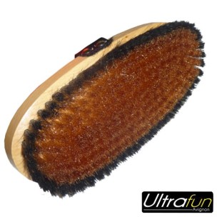 VOLA BROSSE BRONZE DUR/CRIN DE CHEVAL OVALE