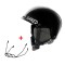 CASQUE SHRED HALF BRAIN D-LUX BLACKOUT + BARRE