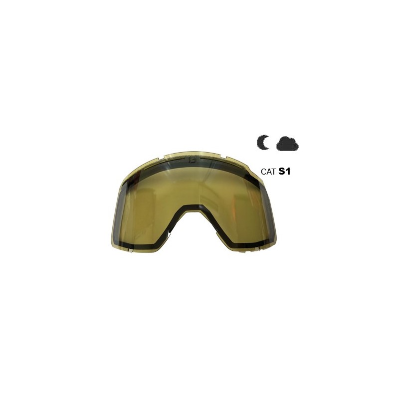 BOLLE ECRAN DOUBLE JAUNE