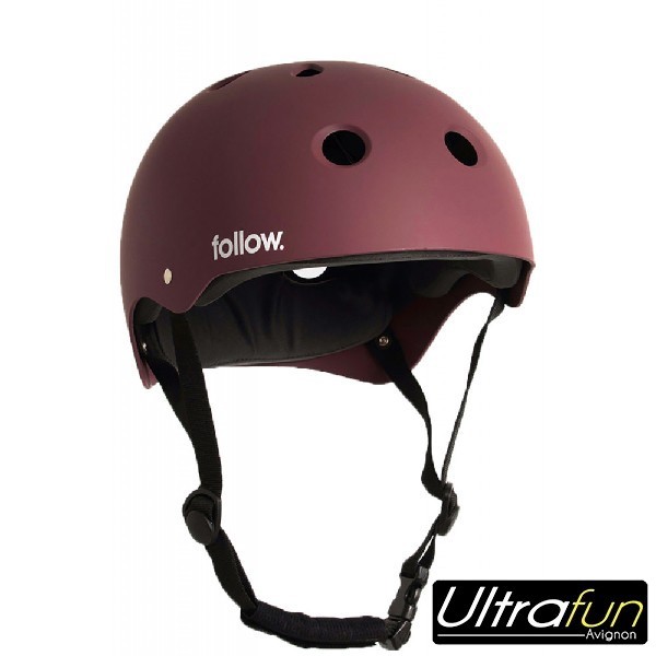 FOLLOW CASQUE WAKEBOARD SAFETY FIRST ROUGE