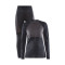 CRAFT SET FEMME CORE WOOL MIX NOIR/GRIS