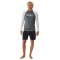 RIP CURL T-SHIRT ANTI UV MANCHES LONGUES GRIS