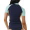 RIP CURL T-SHIRT ANTI UV BLOCK PARTY MANCHES COURTES