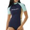 RIP CURL T-SHIRT ANTI UV BLOCK PARTY MANCHES COURTES
