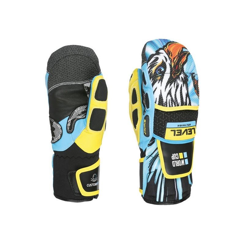 LEVEL MOUFLE WORLDCUP CF JUNIOR JAUNE/BLEU