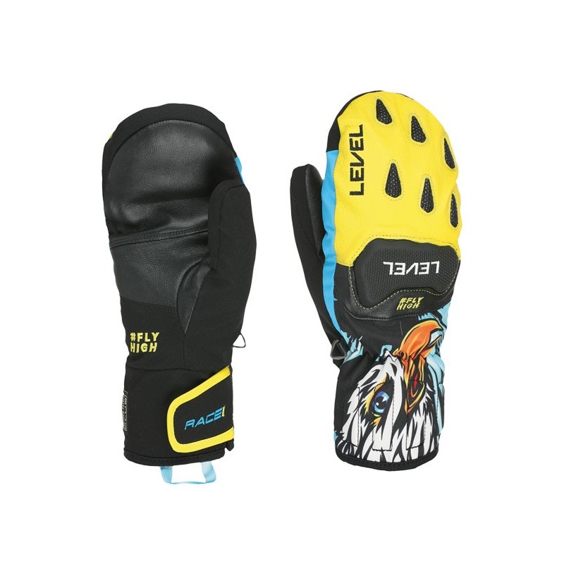 LEVEL MOUFLES RACE REPLICA JAUNE/BLEU