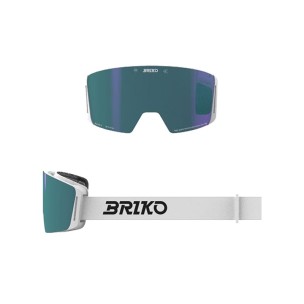 MASQUE DE SKI TITAN 8 SHARP LITE 2 ECRANS BLANC BRIKO