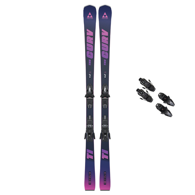 PACK SKI THE CURV TI + FIXATIONS RS 10 PR FISCHER