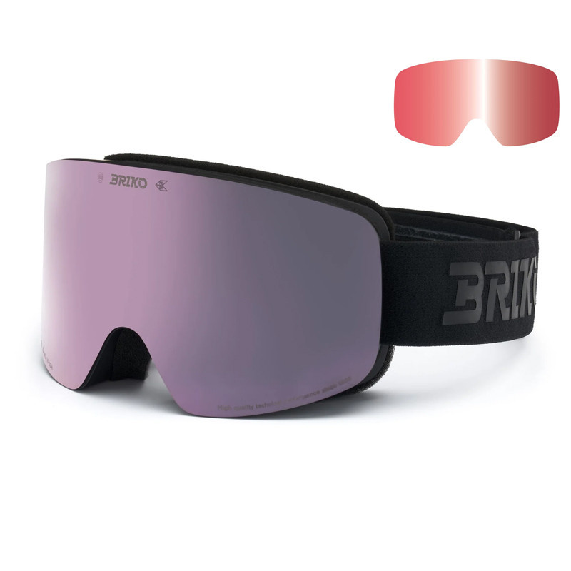 MASQUE DE SKI HORIZON BRIKO 2 ECRANS BRIKO NOIR