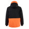 VESTE DE SKI REGULAR WATTS NOIR/ORANGE