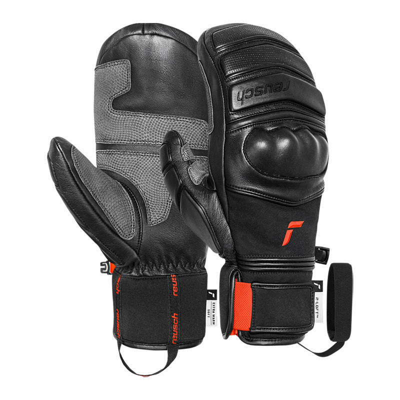 MOUFLES WORLD CHAMP REUSCH NOIR/ FLUO RED 2026