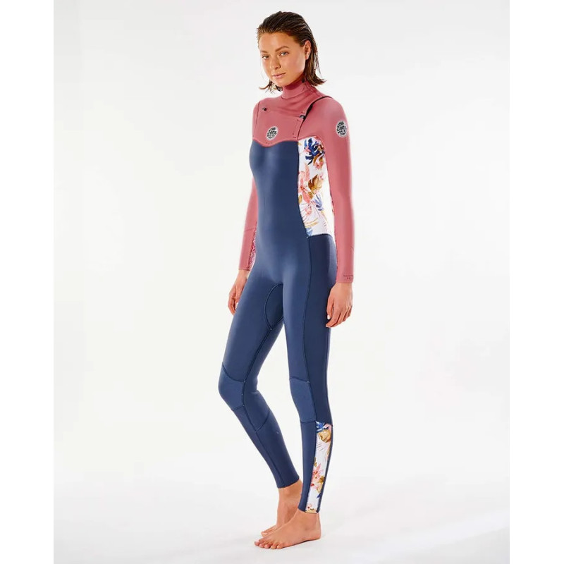 RIP CURL DAWN PATROL CHEST ZIP 4/3 INTEGRAL KAKI