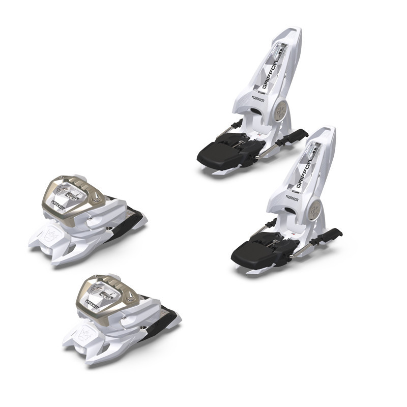 FIXATIONS DE SKI GRIFFON 13 MARKER 90MM BLANC