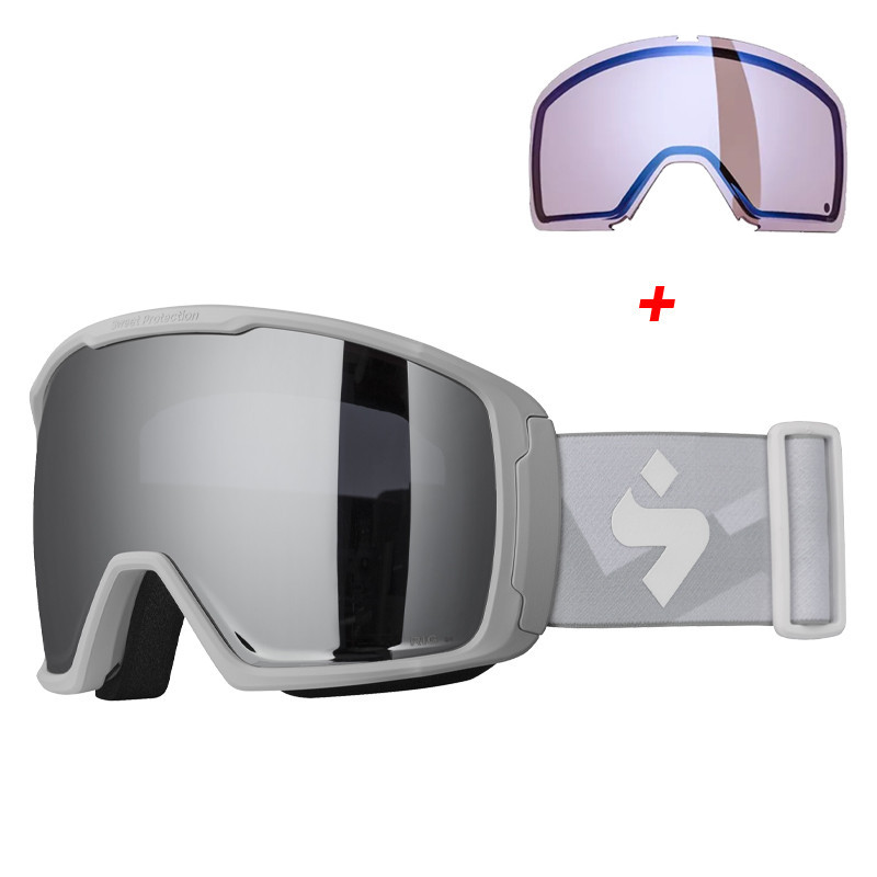 MASQUE DE SKI CLOCKWORK MAX RIG 2 ECRANS NOIR/GRIS SWEET PROTECTION