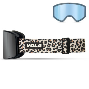 MASQUE DE SKI HYPNOTIC VOLA 2 ECRANS LEOPARD