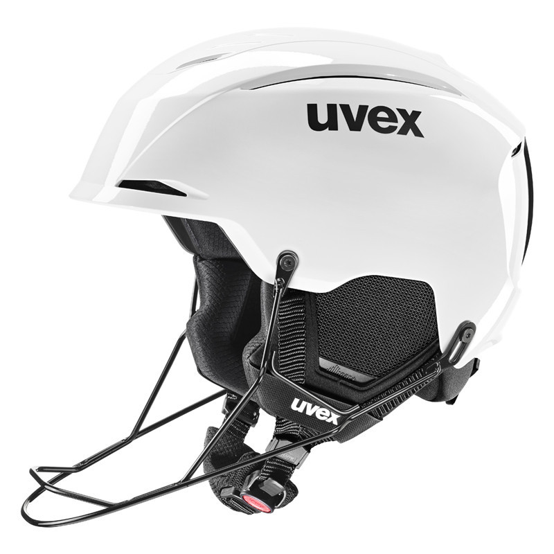 CASQUE DE SKI RESOLUTION SLALOM + BARRE UVEX BLANC