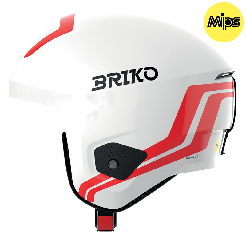CASQUE DE SKI FIS VULCANO 2.0 MIPS BRIKO ROUGE MONZA