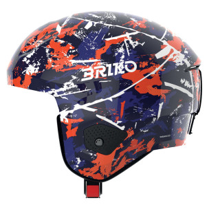 CASQUE DE SKI FIS VULCANO 2.0 GRAPHIK BRIKO ORANGE/VIOLET