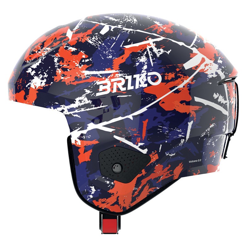 CASQUE DE SKI FIS VULCANO 2.0 GRAPHIK BRIKO ORANGE/VIOLET