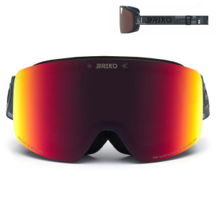 MASQUE DE SKI HORIZON 2 MAGNETIQUE BRIKO GRAPHIC GREY