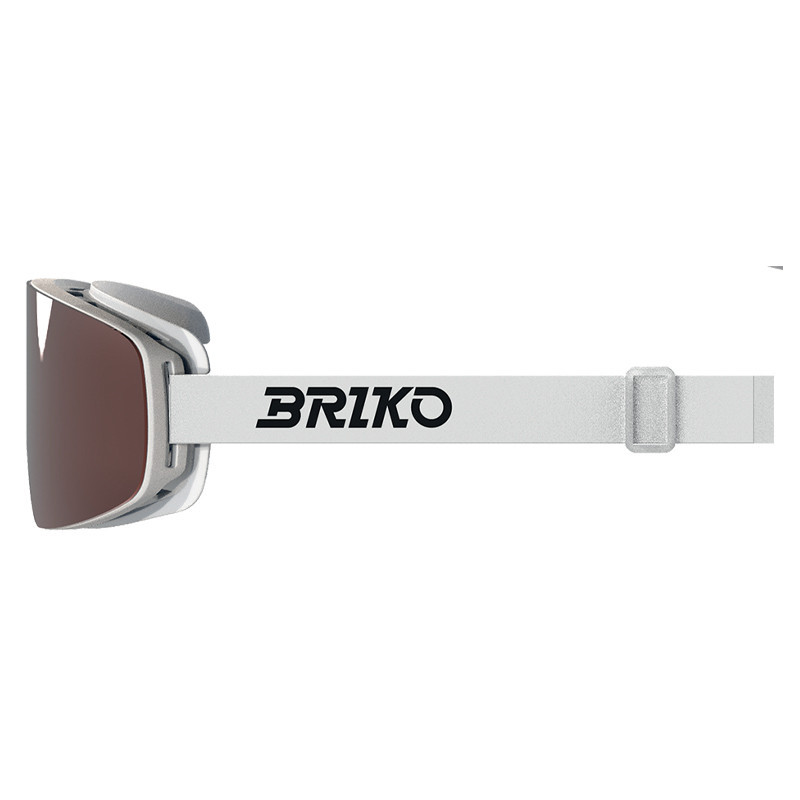 MASQUE DE SKI HORIZON 2 MAGNETIQUE BRIKO BLANC