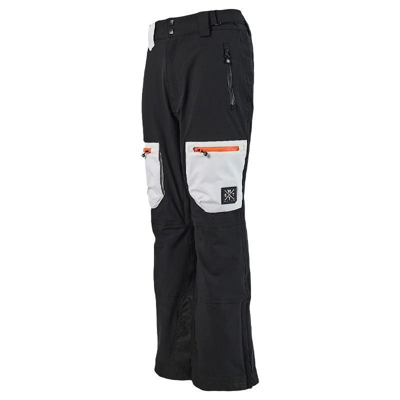 PANTALON DE SKI 1XJIB WATTS NOIR/BLANC
