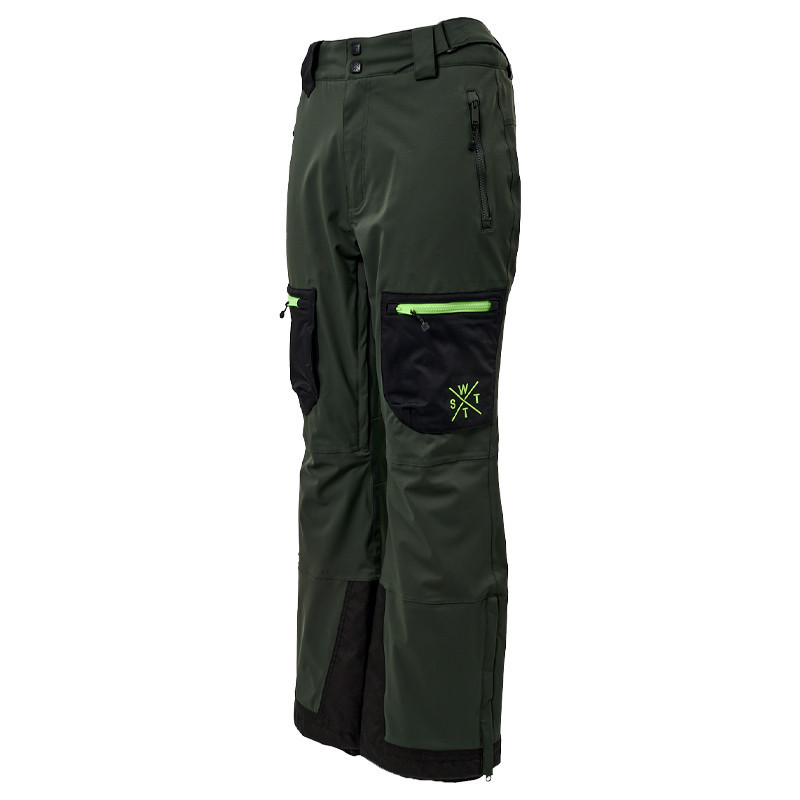 PANTALON DE SKI 1XJIB WATTS VERT ACID