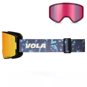 MASQUE DE SKI WIDEYES BLEU 25 VOLA 2 ECRANS