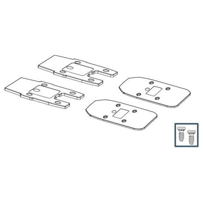 LIFTER POUR FIXATIONS SPX15/PX18 ROCKERACE 3MM OU 5MM AVEC VIS LOOK