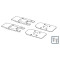 LIFTER POUR FIXATIONS SPX15/PX18 ROCKERACE 3MM OU 5MM AVEC VIS LOOK