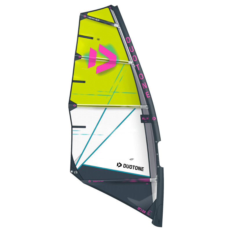 VOILE SUPER HERO SLS DUOTONE JAUNE/GRIS CLAIR 2026