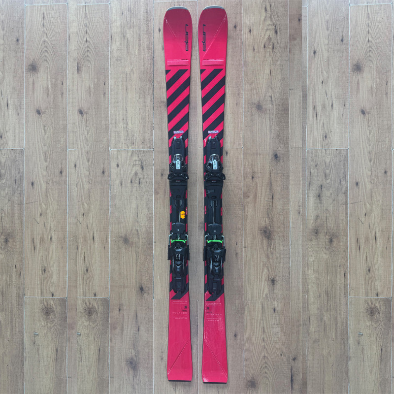 PACK SKI TEST VOYAGER PLIABLE + FIXATIONS EMX12 ELAN PINK 5