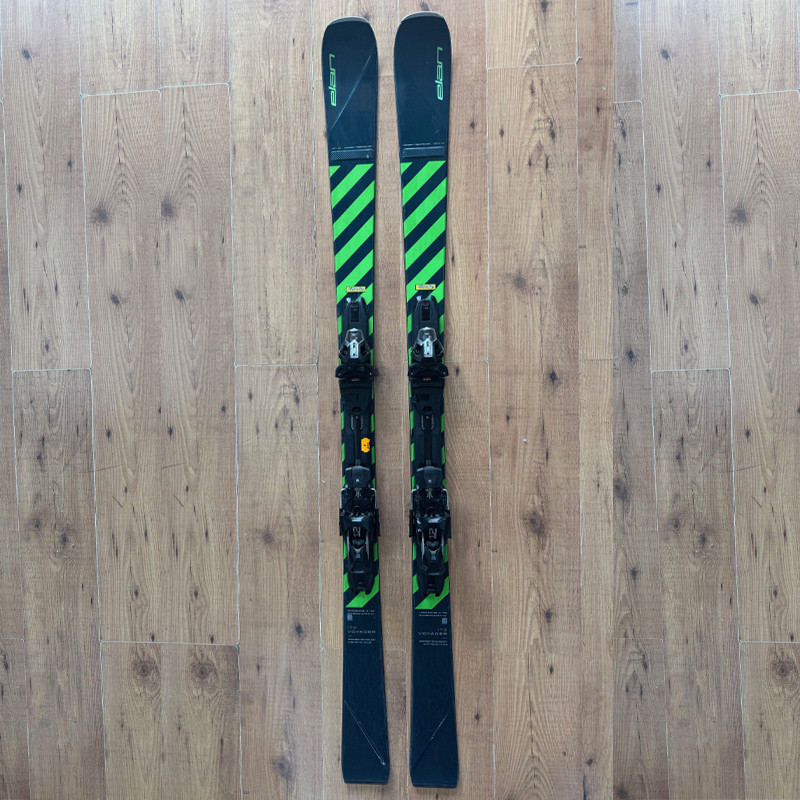 PACK SKI TEST VOYAGER PLIABLE + FIXATIONS EMX12 ELAN GREEN 2