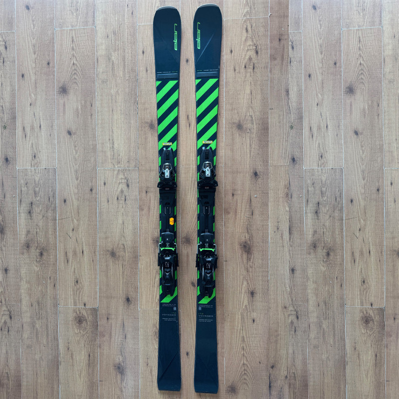 PACK SKI TEST VOYAGER PLIABLE + FIXATIONS EMX12 ELAN GREEN 1