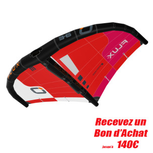 AILE WING FLUX V2 OZONE ROUGE