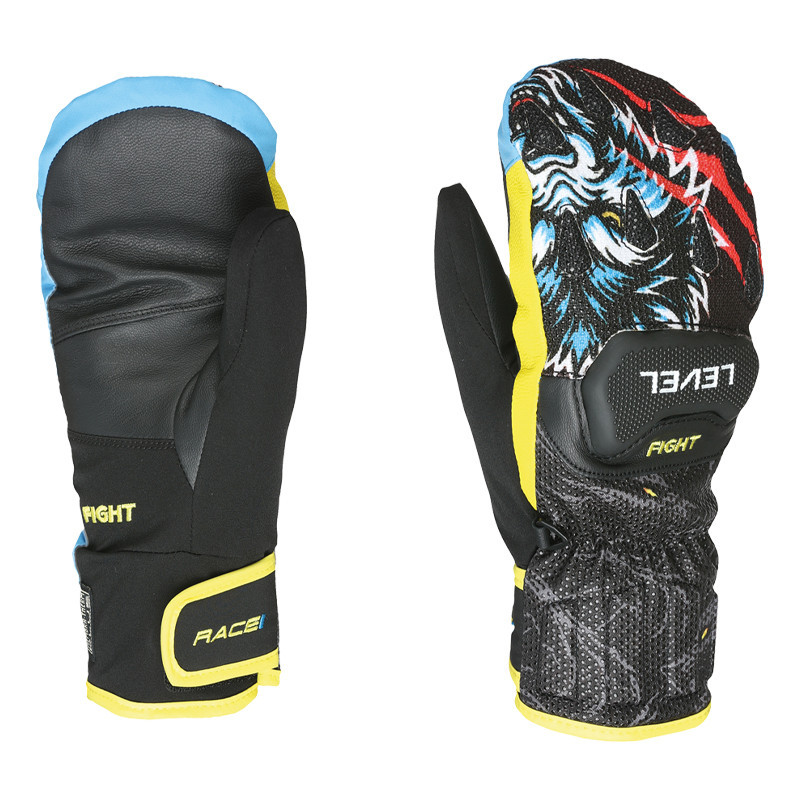 MOUFLES RACE REPLICA LEVEL NOIR/JAUNE
