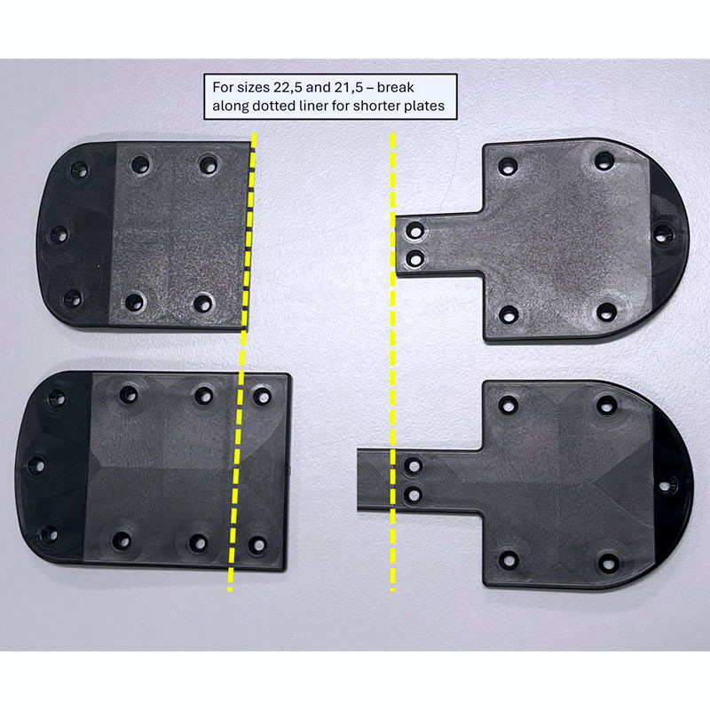 LIFTERS PLATE SET PODIUM LT/RD FISCHER 3 ou 5 MM