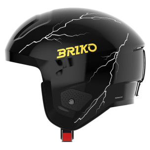 CASQUE DE SKI FIS VULCANO 2.0 GRAPHIK BRIKO NOIR/JAUNE