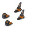 FIXATIONS DE SKI GRIFFON 13 MARKER GRAPHITE/ORANGE